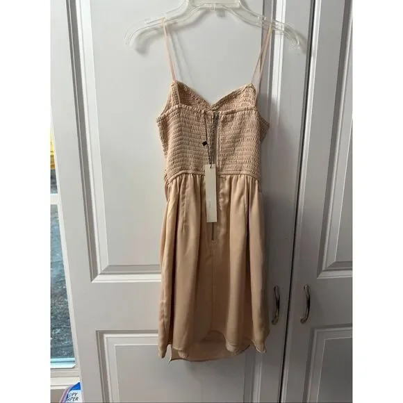 NWT Mustard Seed Strapless Champagne Cocktail Party Dress Size Small New - Picture 9 of 10